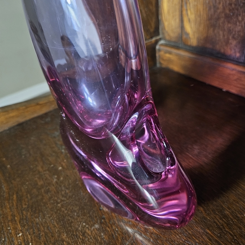 Vintage MCM duel chamber orchid vase. - Picture 5 of 11